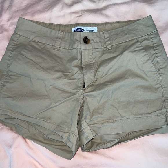 Khaki Chino Shorts - Picture 1 of 2